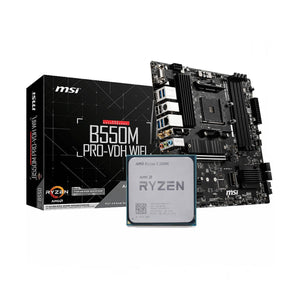 AMD Ryzen 3 3200G +  MSI B550M Pro-VDH WIFI DDR4 AM4 Bundle