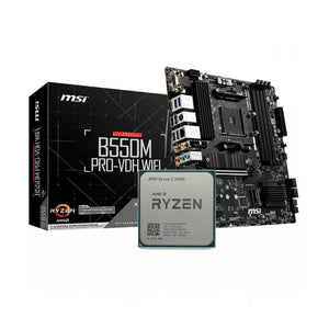 AMD Ryzen 5 3400G + MSI B550M Pro-VDH WIFI DDR4 AM4 Bundle