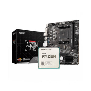 AMD Ryzen 5 5500 + MSI A520M-A Pro AM4 DDR4 Bundle