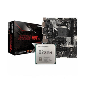 AMD Ryzen 5 5600X + ASRock B450M-HDV R4.0 AM4 DDR4 Bundle