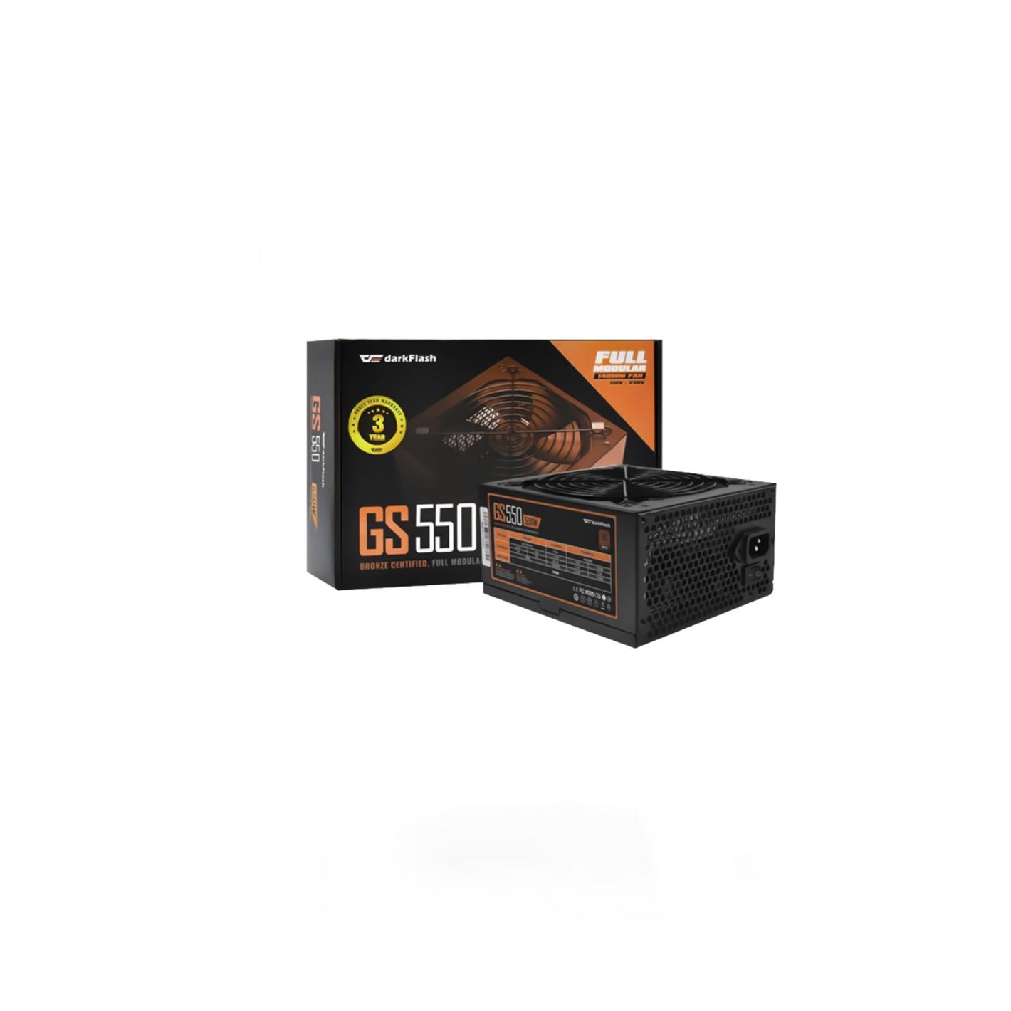 darkFlash GS550 80+ Bronze 550W Full Modular Power Supply