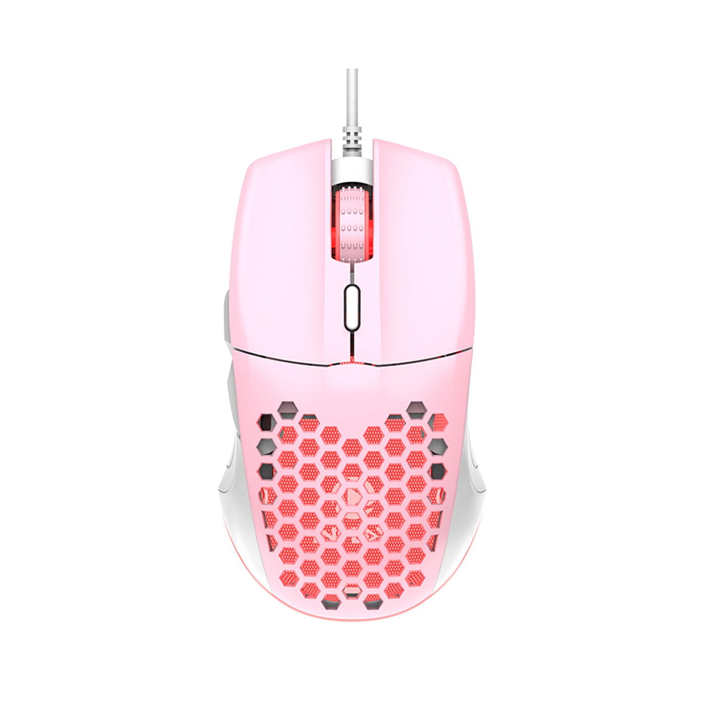 Inplay M066 Hollow Light Weight Mix Pink.White USB Mouse