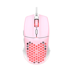 Inplay M066 Hollow Light Weight Mix Pink.White USB Mouse