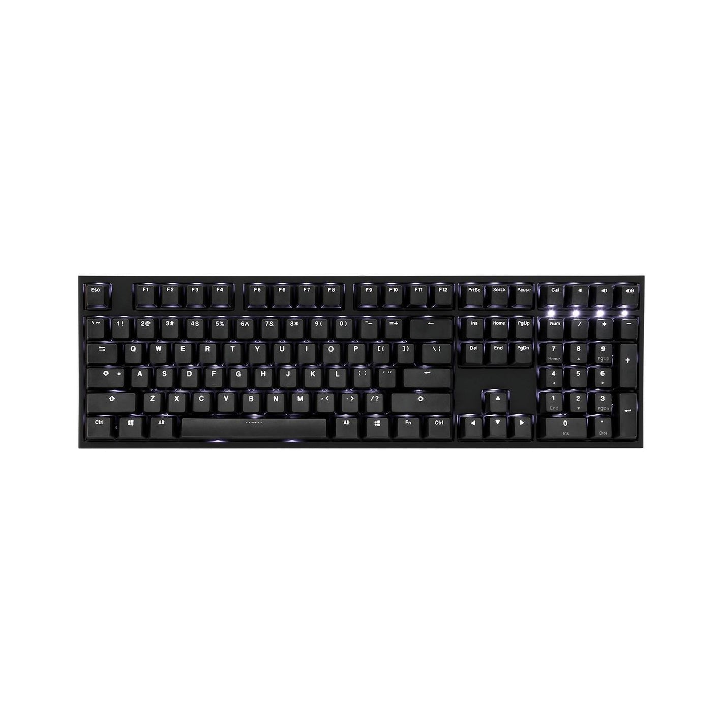 Ducky One Red LED Cherry MX Blue USB Keyboard (DKON1508S-CUSADAAR1)