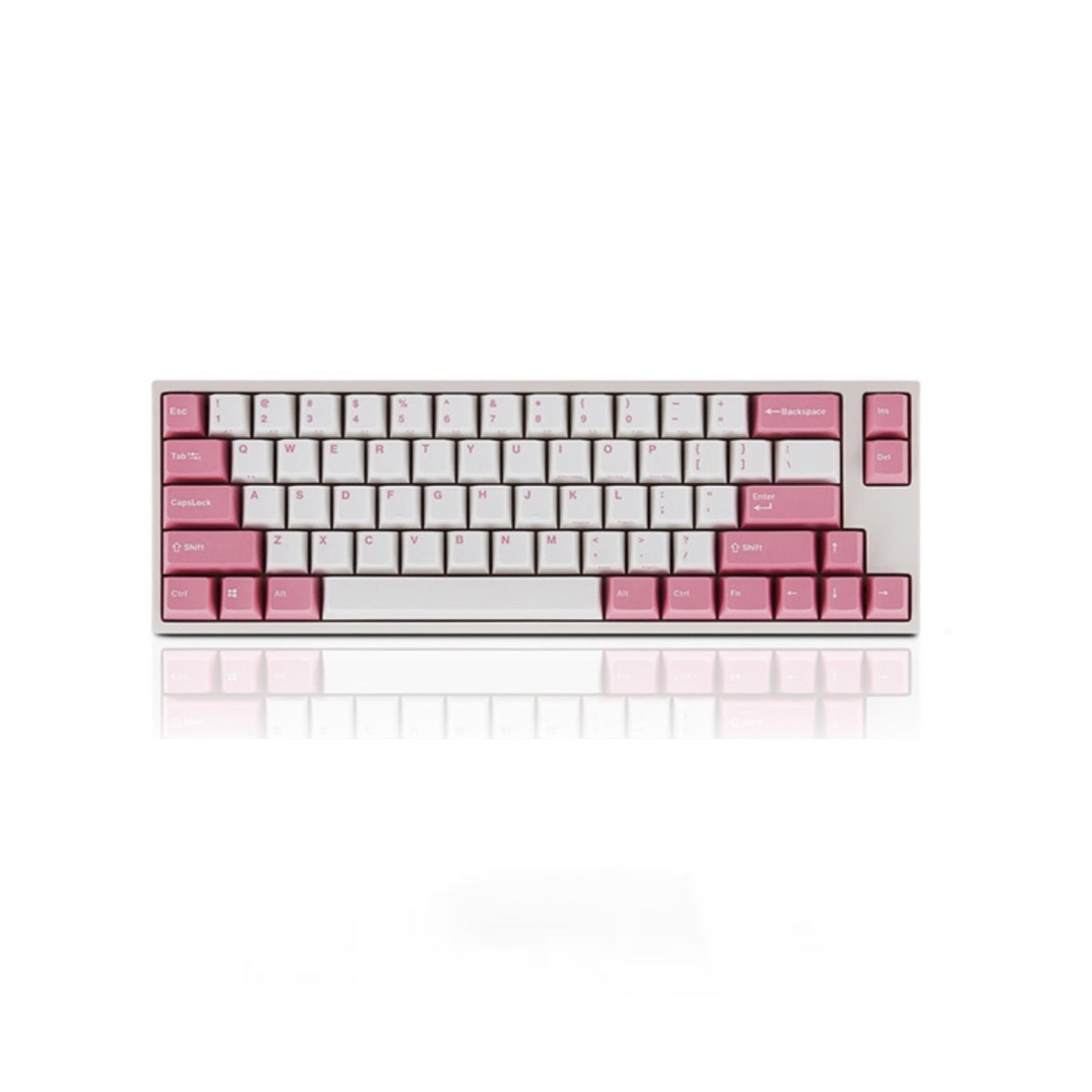 Leopold FC660M PD(OE) Light Pink - Cherry MX Silent Red, Mini Size (66 Keys) (FC660MS/ELPPD(OE))