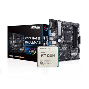 AMD Ryzen 5 4500 + Asus Prime B450M-A II Socket AM4 DDR4 Bundle