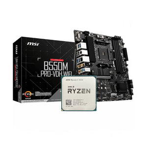 AMD Ryzen 5 4500 + MSI B550M Pro-VDH WIFI DDR4 AM4 Bundle