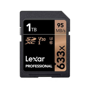 Lexar Professional 633x U3 SDHC/SDXC RW 1TB Memory Card (LSD1TCB633)