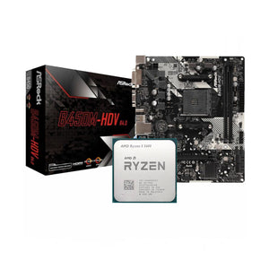 AMD Ryzen 5 5600 + ASRock B450M-HDV R4.0 AM4 DDR4 (Bundle)