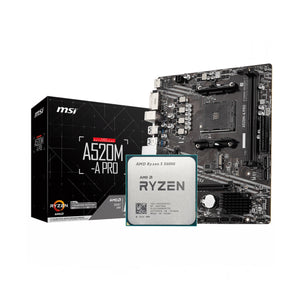 AMD Ryzen 5 5600G + MSI A520M-A Pro AM4 DDR4 Bundle