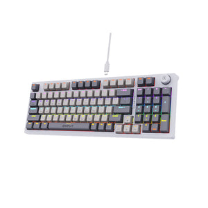 Inplay SK960 Mix Gray.White Mechanical Red Switch (SK960-GW)