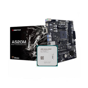 AMD Athlon 300GE + BIOSTAR A520 MS AM4 DDR4 (Bundle)