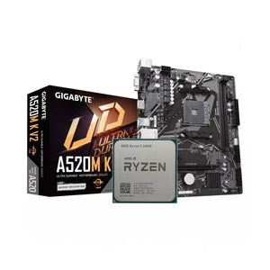 AMD Ryzen 5 3400G + GIGABYTE A520M-K V2 AM4 DDR4 (Bundle)