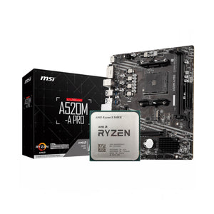 AMD Ryzen 5 5600X + MSI A520M-A Pro AM4 DDR4 (Bundle)