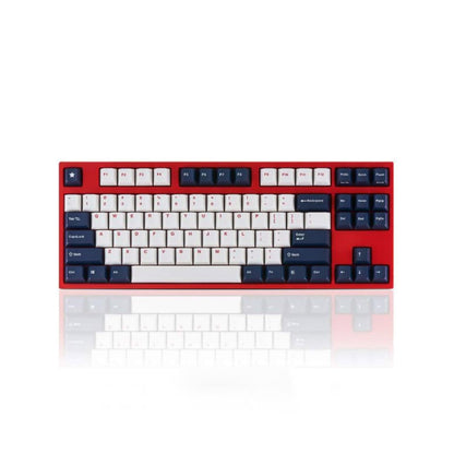 Leopold FC750R PD White Blue Star (Red Case) Cherry MX Silver, TKL (87 Keys) (FC750RV/EWBPD(R))