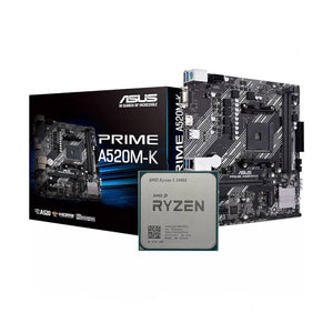 AMD Ryzen 5 3400G + Asus Prime A520M-K AM4 DDR4 Bundle