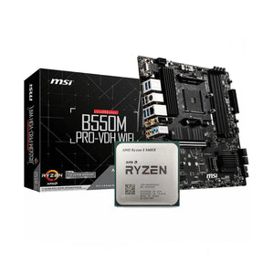 AMD Ryzen 5 5600X + MSI B550M Pro-VDH WIFI DDR4 AM4 Bundle