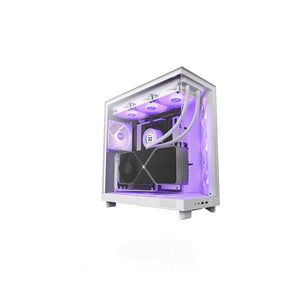 NZXT H6 Flow White Compact Dual-Chamber Mid-Tower Casing (CC-H61FW-01)