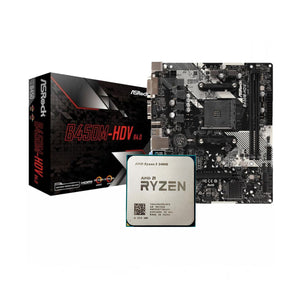 AMD Ryzen 5 2400G + ASRock B450M-HDV R4.0 AM4 DDR4 Bundle