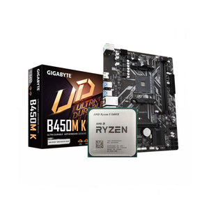 AMD Ryzen 5 5600X + Gigabyte B450M-K AM4 DDR4 Bundle