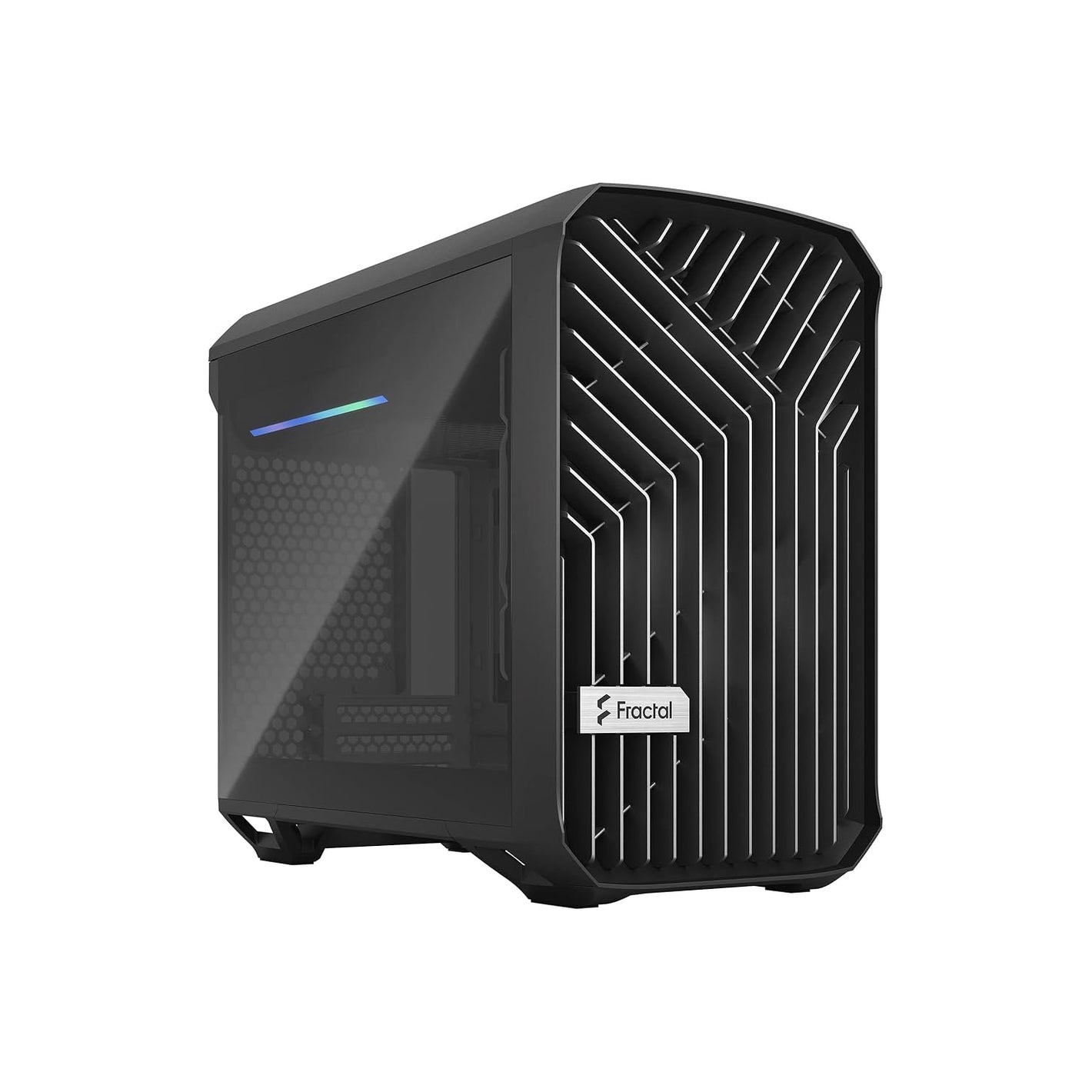 Fractal Torrent Nano Black TG Dark Tint - Open Grille (FD-C-TOR1N-01)