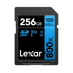 Lexar High-Performance 800x 256GB Memory Card (LSD0800P256G-BNNNG)