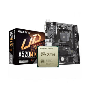 AMD Ryzen 7 5700X3D + GIGABYTE A520M-K V2 AM4 DDR4 (Bundle)