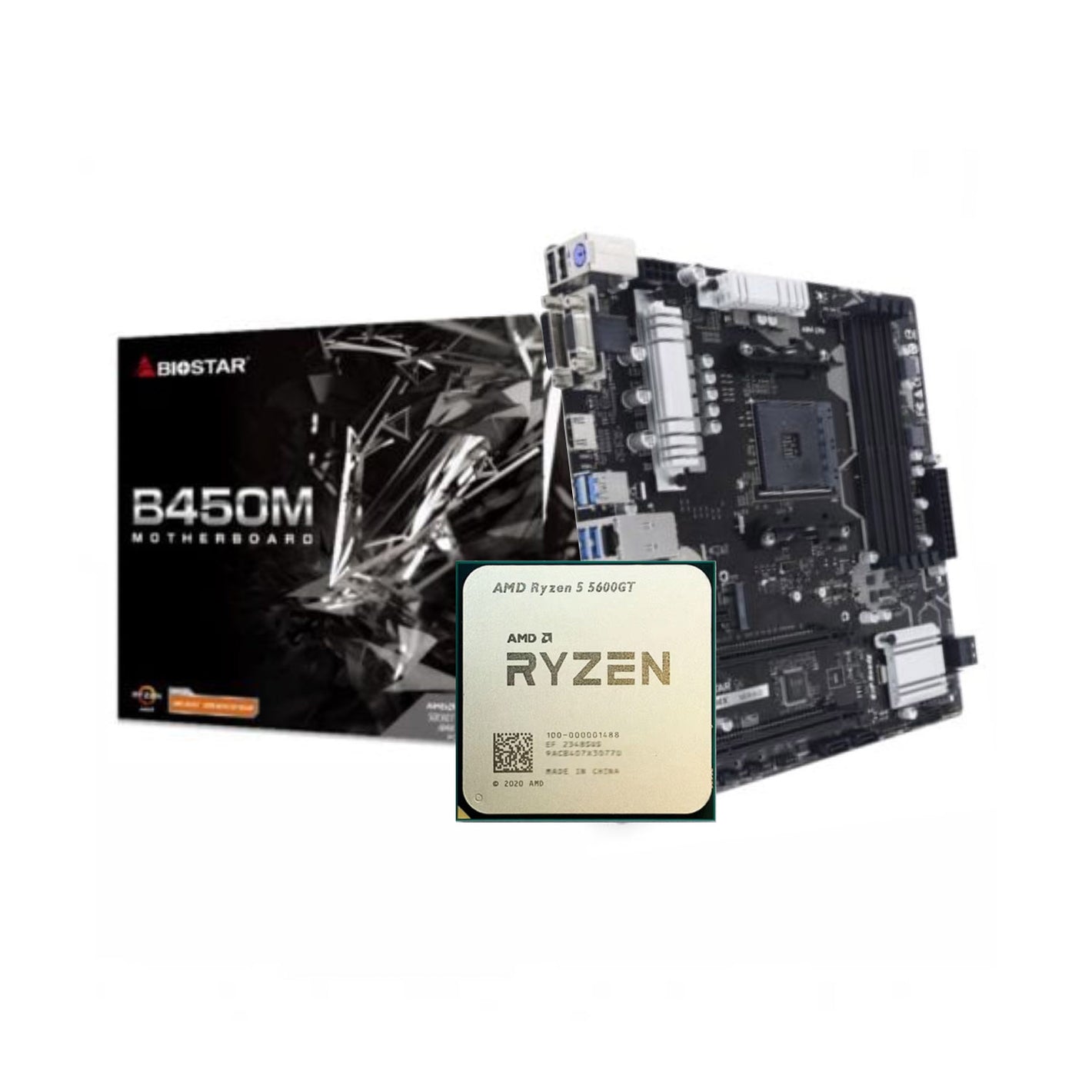 AMD Ryzen 5 5600GT + BIOSTAR B450 MHP AM4 DDR4 (Bundle)