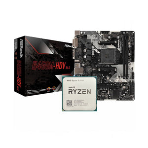 AMD Ryzen 5 4500 + ASRock B450M-HDV R4.0 AM4 DDR4 (Bundle)