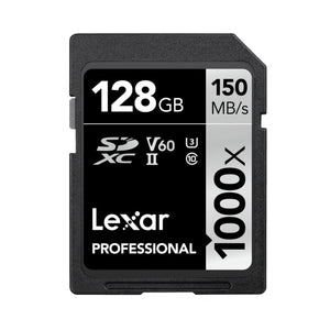 Lexar Professional 1000x U3 SDHC/SDXC RW 128GB Memory Card (LSD128CB1000)