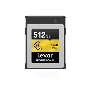 Lexar Professional CF Express Gold Series Type B 512GB Memory Card (LCFX10-512CRB)