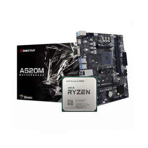 AMD Ryzen 5 5600X + BIOSTAR A520 MS AM4 DDR4 (Bundle)