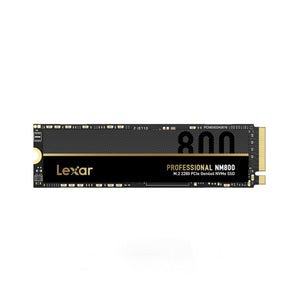 Lexar Professional NM800 512GB M.2 2280 PCIe 4.0 Gen 4x4 NVMe SSD (LNM800X512G-RNNNG)