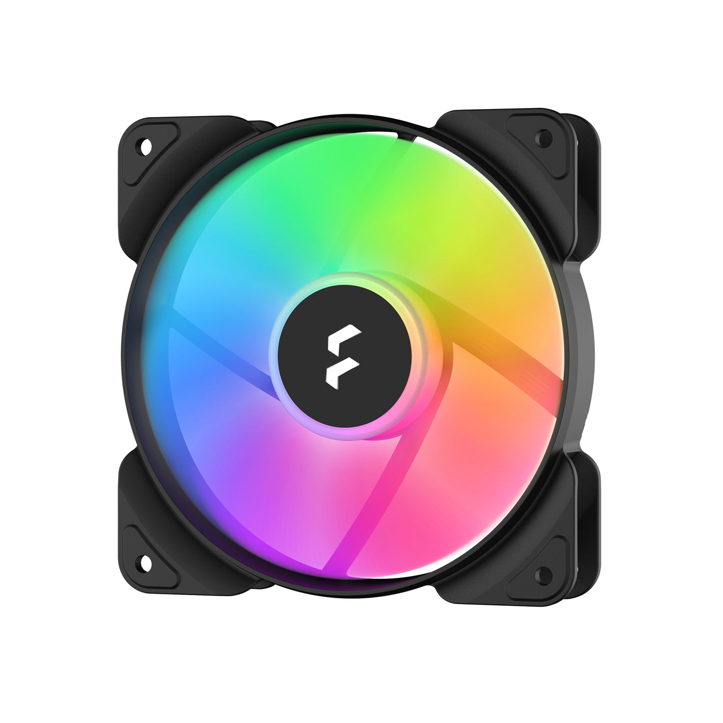 Fractal Aspect 12 RGB Black Frame - 120mm, aRGB LED, 1200 RPM, Rifle Bearing, 3-pin (FD-F-AS1-1204)