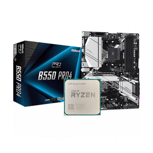 AMD Ryzen 5 3400G + Asrock B550 Pro 4 DDR4 AM4 Bundle