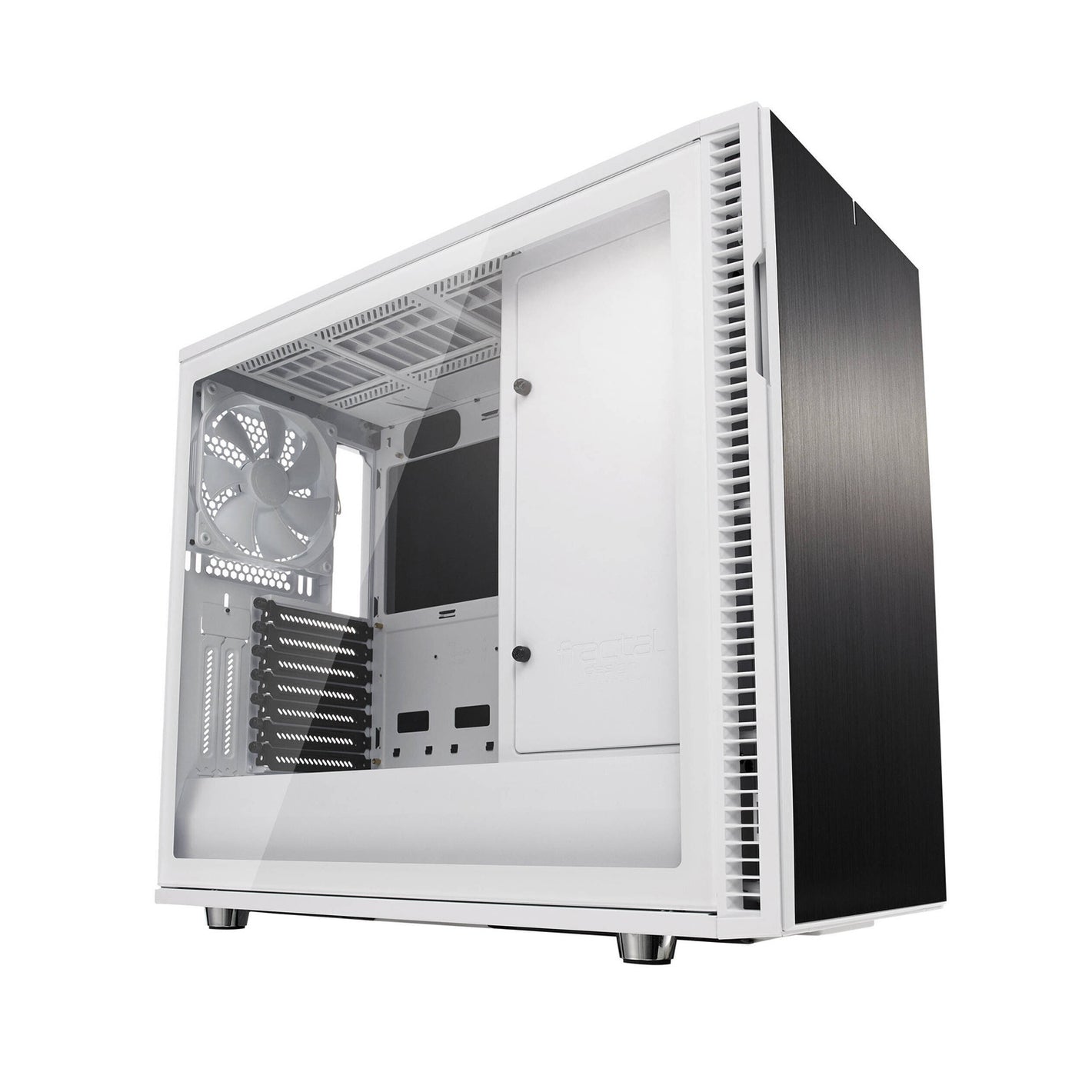 Fractal Define R6 USB-C Tempered Glass - White (FD-CA-DEF-R6C-WT-TGC)