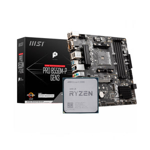 AMD Ryzen 3 3200G + MSI Pro B550M-P Gen3 DDR4 AM4 Bundle