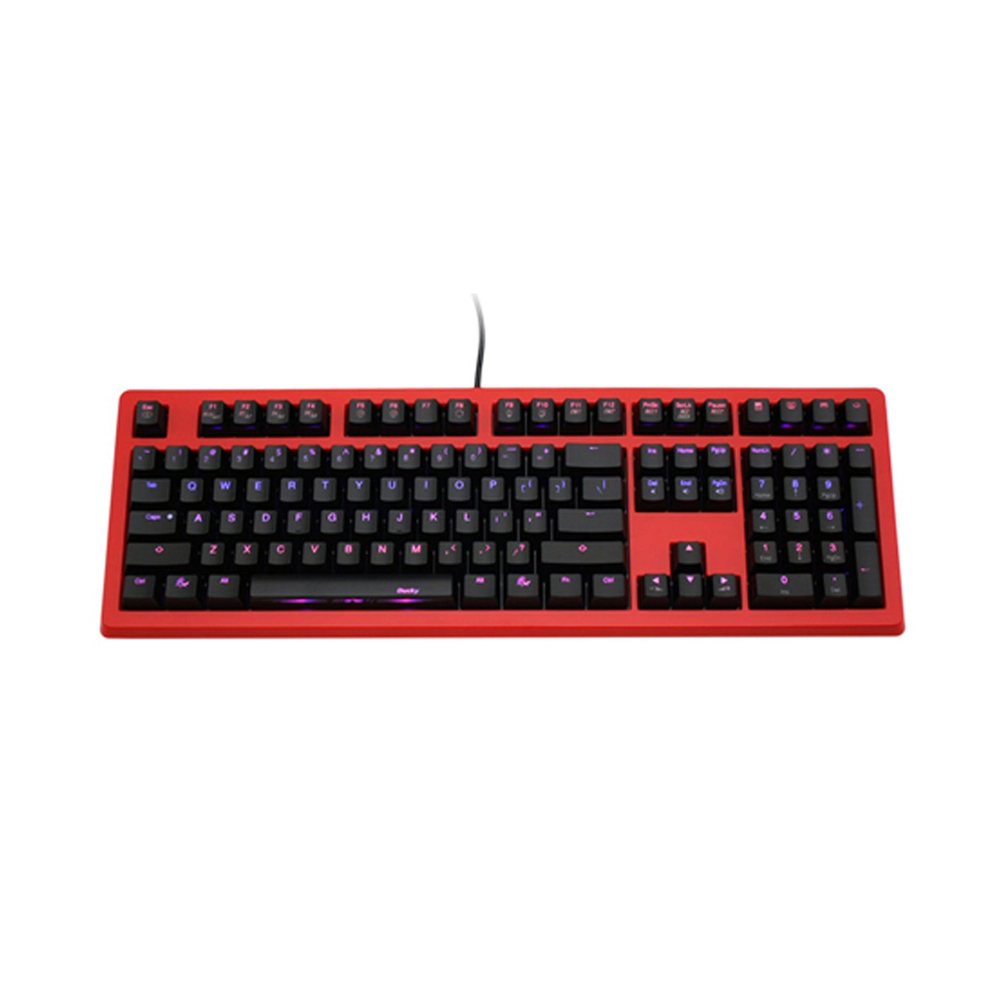 Ducky Shine 4 Red Edition Cherry MX Red USB Keyboard (DKSH1408SD-RUSALARBR1)