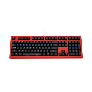 Ducky Shine 4 Red Edition Cherry MX Red USB Keyboard (DKSH1408SD-RUSALARBR1)