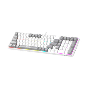 Inplay BK850 Mix White.Gray Gaming Keyboard