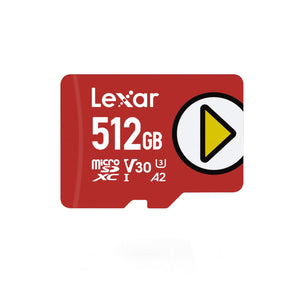 Lexar PLAY microSDXC UHS-I 512GB Memory Card (LMSPLAY512G-BNNNG)