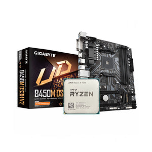 AMD Ryzen 5 4500 + Gigabyte B450M DS3H V2 AM4 DDR4 Bundle