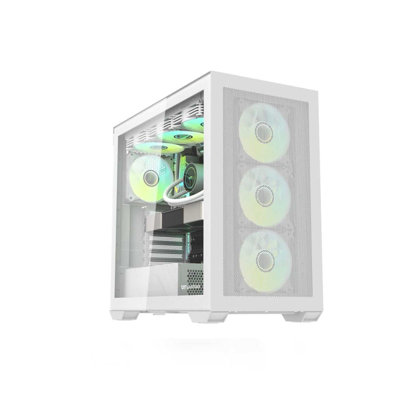 darkFlash DLX4000 Mesh Front Panel White E-ATX Casing