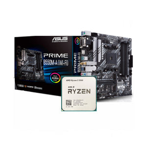 AMD Ryzen 5 5500 + Asus Prime B550M-A Wi-Fi DDR4 AM4 Bundle