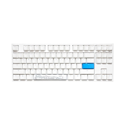 Ducky One 2 RGB TKL White PBT - MX Blue (DKON1787ST-CUSPDWWT1)