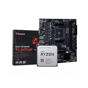 AMD RYZEN 7 5700X + RAMSTA RS-B450MP AM4 DDR4 (Bundle)