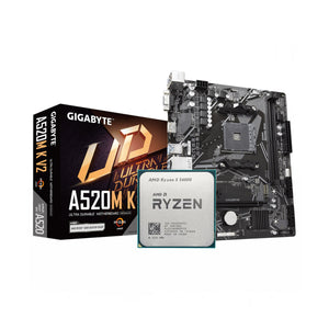 AMD Ryzen 5 5600G + GIGABYTE A520M-K V2 AM4 DDR4 (Bundle)