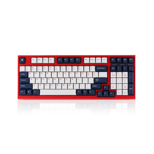 Leopold FC980M White/Blue Red case PD/ Cherry Silver SW (FC980MV/EWBPD(R))