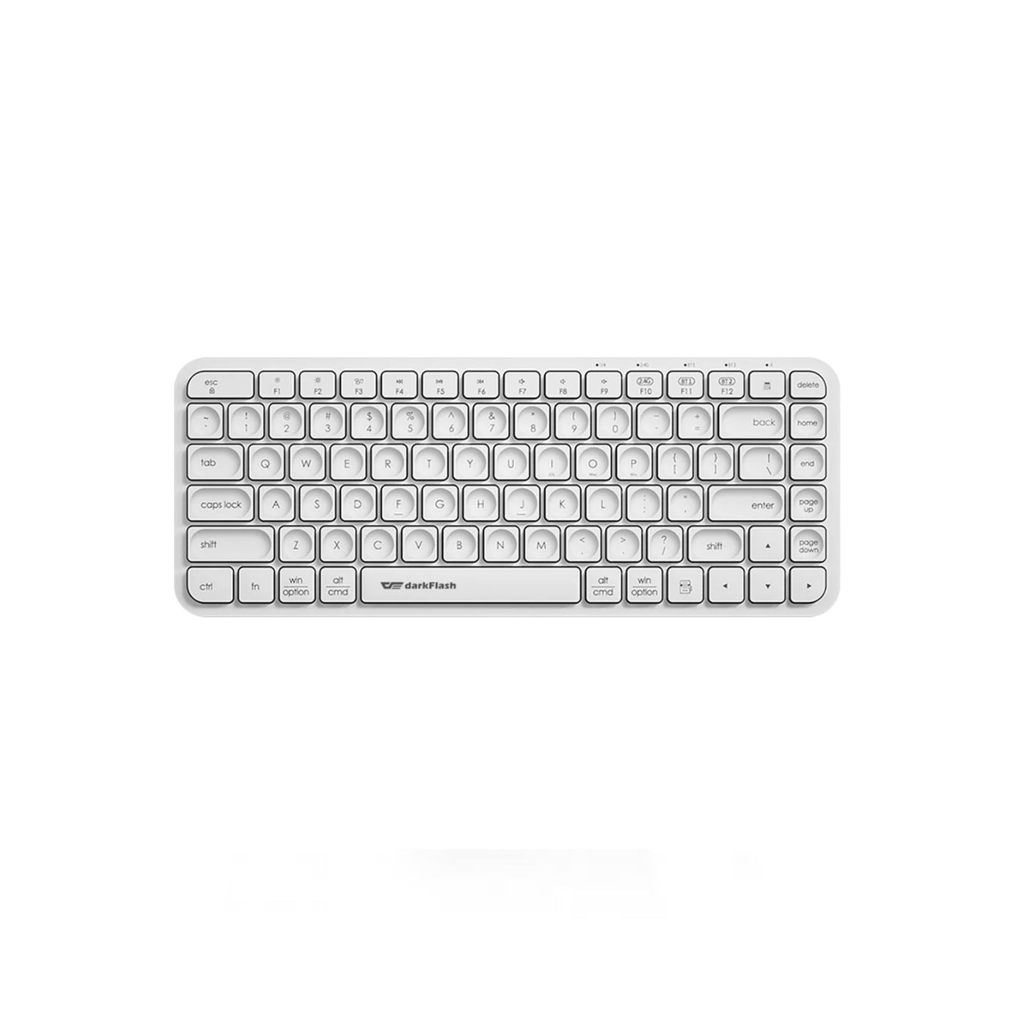 darkFlash V200 White BT Wireless Keyboard