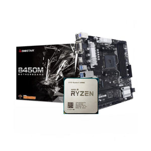 AMD Ryzen 5 2400G + BIOSTAR B450 MHP AM4 DDR4 (Bundle)